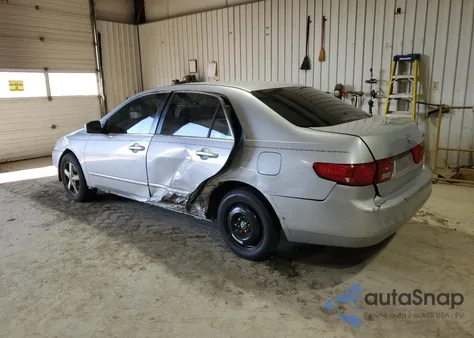 2005 Honda Accord Ex из США, поврежденный, VIN 1HGCM56725A083324